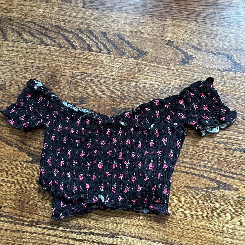 NWT Free People Smock Crop Top - Picture 4 of 6